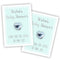Personalised Baby Shower Favours - Mint - Pack of 8