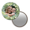 Botanical Leaves Personalised Photo Mirror - 58mm - Each