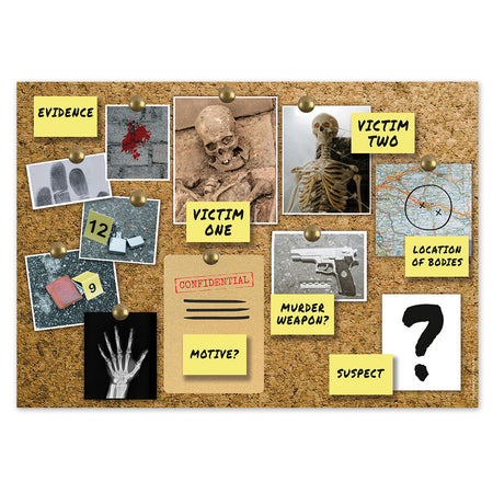 Murder Investigation Board Poster - A3