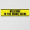 Welcome to the Crime Scene Banner - 120cm x 30cm
