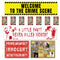 Murder Mystery Paper Decoration Pack