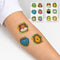 Mini Jungle Tattoos - 4cm - 2 Assorted Designs - Pack of 6