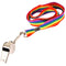 Metal Whistle with Pride Rainbow Cord