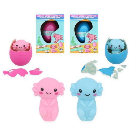 Magic Growing Axolotl in Egg Toy - 6.5cm - 2 Assorted Designs - Each