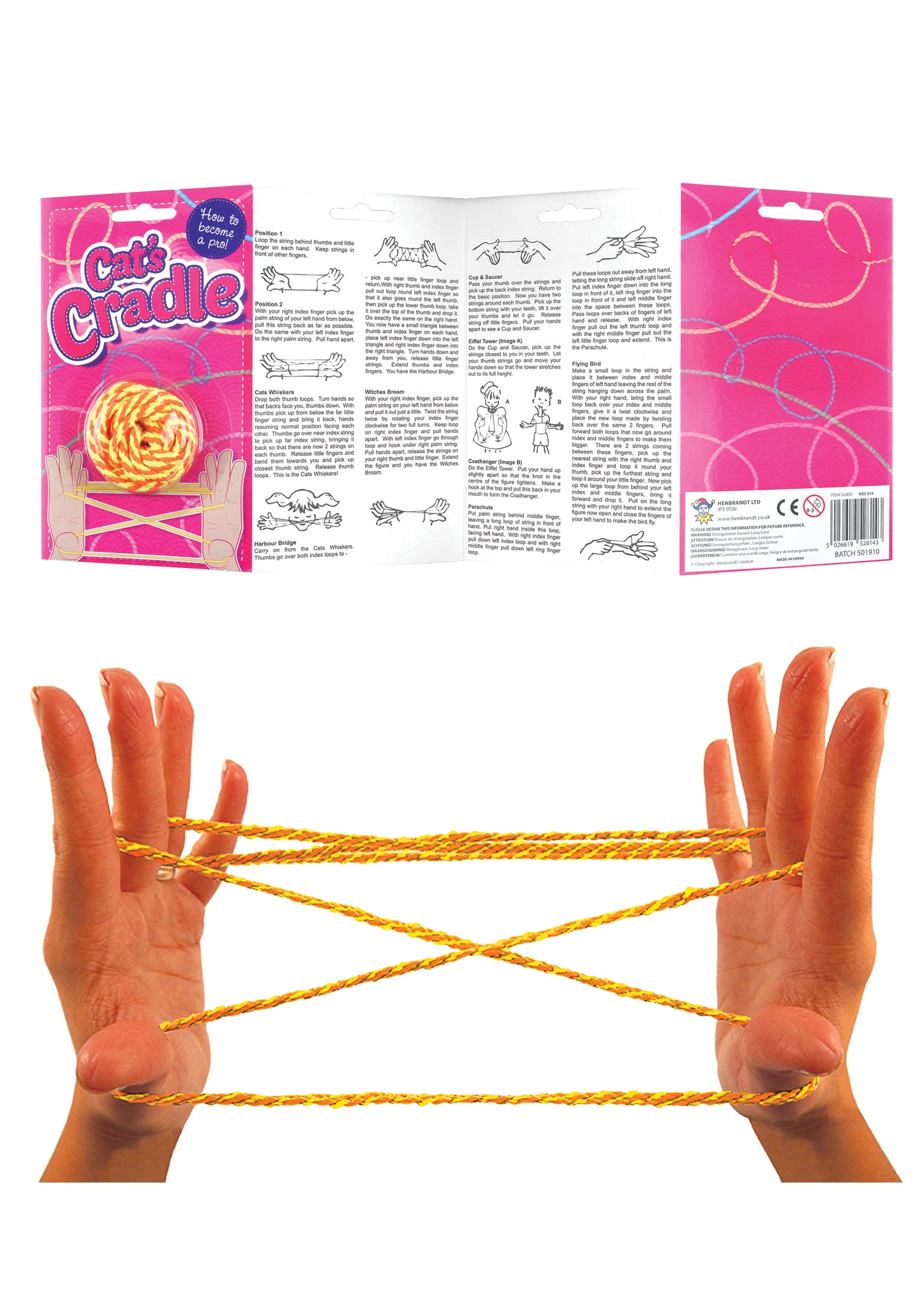 Cats Cradle String with Instructions