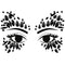 Black Face Gems - Self Adhesive