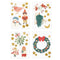 Merry Christmas Window Stickers - Pack of 40