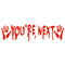 You're Next Bloody Gel Window Clings