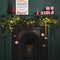 Christmas Pine Foliage Garland with LED Lights - 1.8m