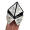 New Year's Eve Black & White Adult Paper Fortune Teller and Word Search Activity Sheet - A4