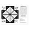 New Year's Eve Black & White Adult Paper Fortune Teller and Word Search Activity Sheet - A4