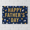 Navy Glitz Father's Day Poster - A3