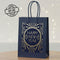 Navy and Gold Happy New Year Paper Party Bags - Pack of 4