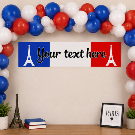 French Personalised Banner - 1.2m