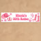 Pink Cowgirl Wild West Personalised Banner - 1.2m