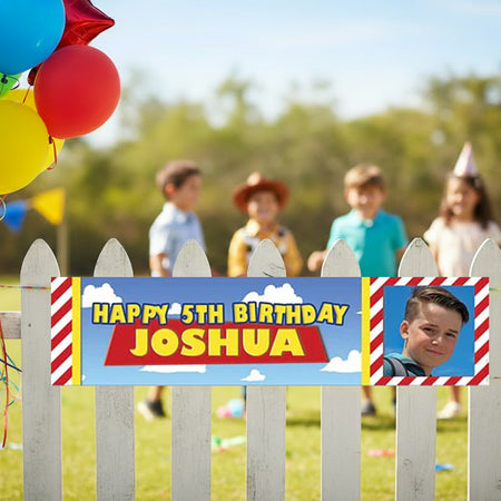 Toys Personalised Photo Banner - 1.2m