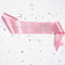 Personalised Baby Shower Sash - Pale Pink 100mm - Baby Girl