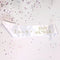 Personalised Baby Shower Sash- White- 100mm