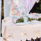 Light Pink and Gold Bow Paper Table Cover - 180cm x 120cm