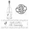 Silver 25th Anniversary Personalised Mini Champagne Bubbles - Pack of 16