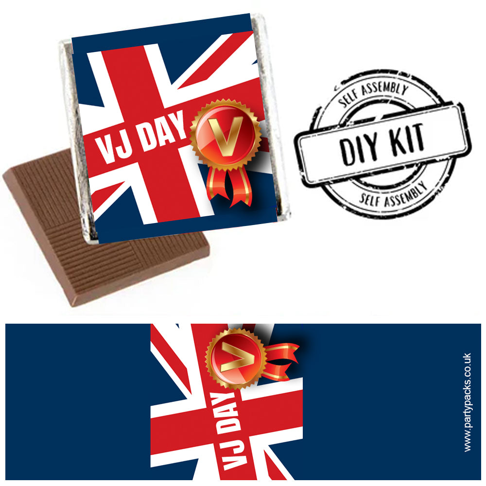 VJ Day Square Chocolates - Pack of 16