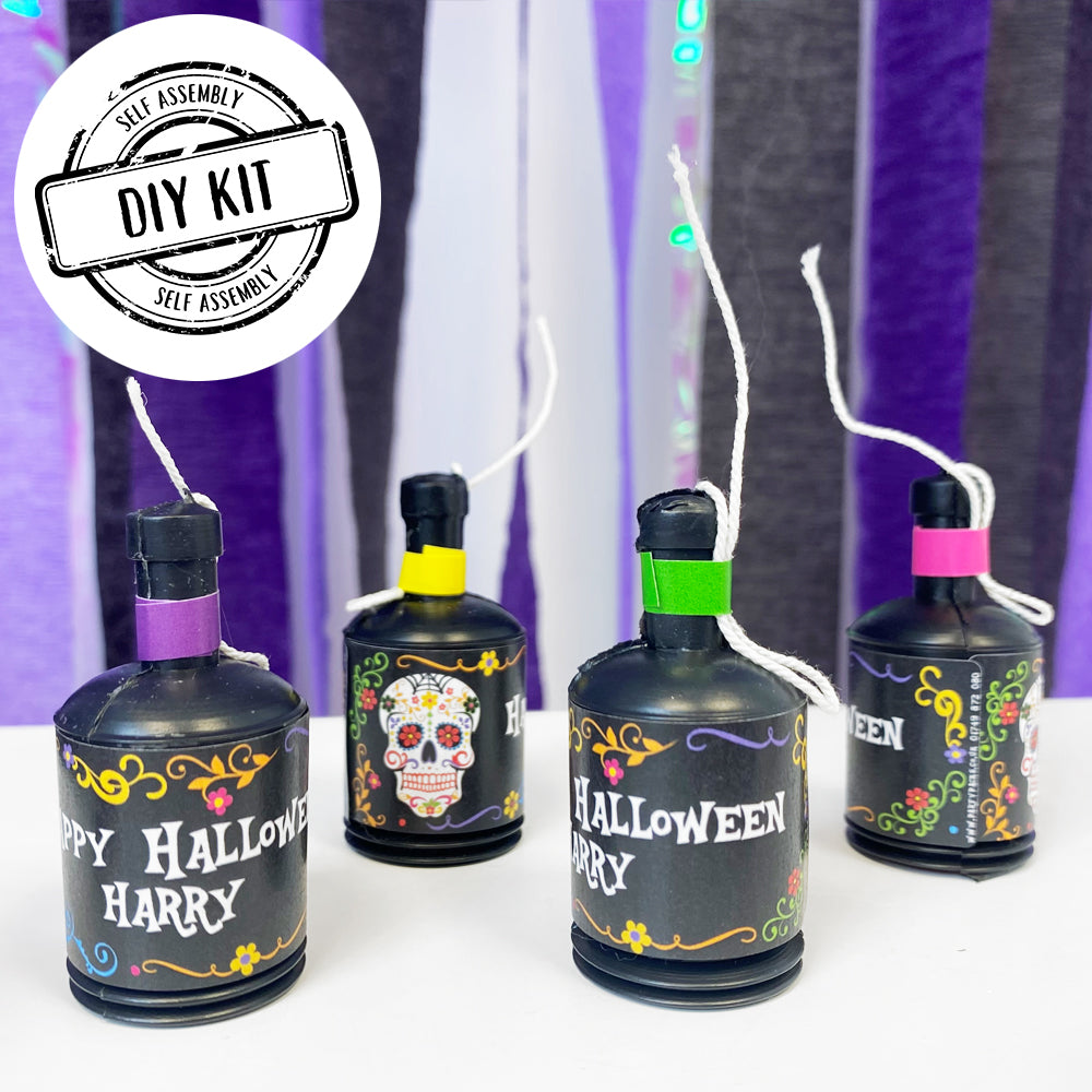 Day of the Dead Personalised Party Poppers Kit - Pack of 18