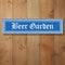 Oktoberfest Beer Garden Sign Banner - 1.2m