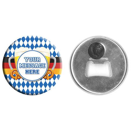 Personalised Bottle Opener Magnet - Oktoberfest - 58mm