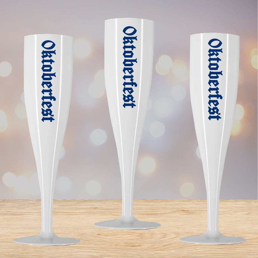 Oktoberfest Champagne & Prosecco Flute Glass - 175ml - Each