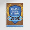 Oktoberfest Raise Your Stein Poster - A3