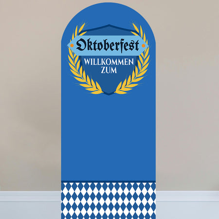 Oktoberfest Sailboard Stand-Up Decoration - 185cm Bavarian Party Backdrop