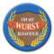 On My Wurst Behaviour Oktoberfest Badge - 58mm - Each
