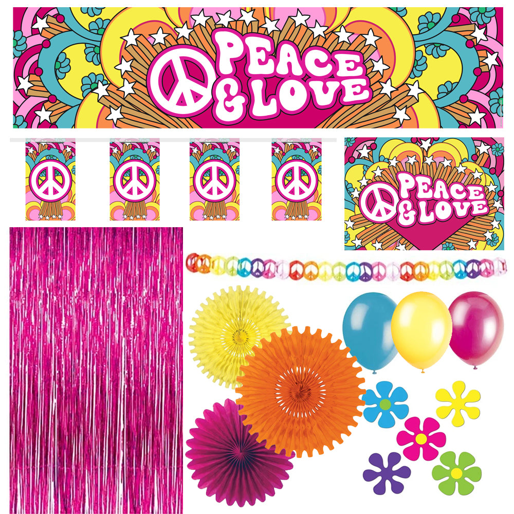 1960's Party Decoration Pack