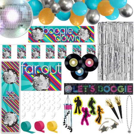Large 1970's Disco Decoration Pack