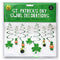 St Patrick's Day Swirl Decorations - 28cm - Pack of 12