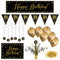 Gold Celebration 18th Birthday Decoration Party Pack