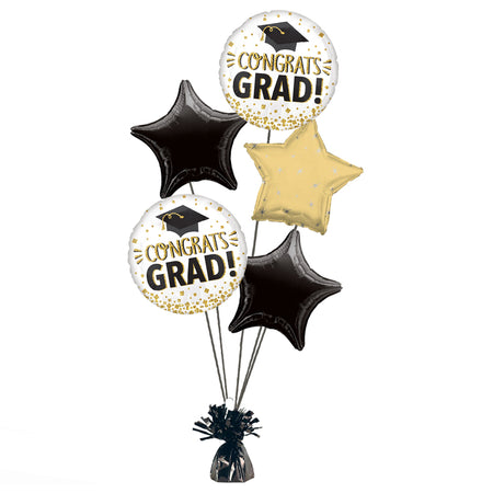 Congrats Grad Balloon Bouquet Kit - Uninflated