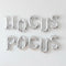 Hocus Pocus Silver Air-Fill Letter Foil Balloons - 16