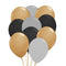 Black, Gold and and Silver 12
