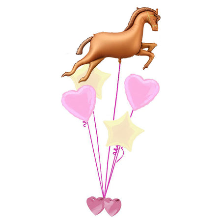 Pony Party Balloon Bouquet - Uninflated