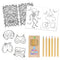 Halloween Colouring In Pack For 8 Kids