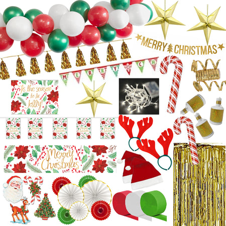 Christmas Party Large Decoration and Novelty Pack