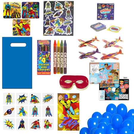 Children's Superhero Party Pack For 100 Children