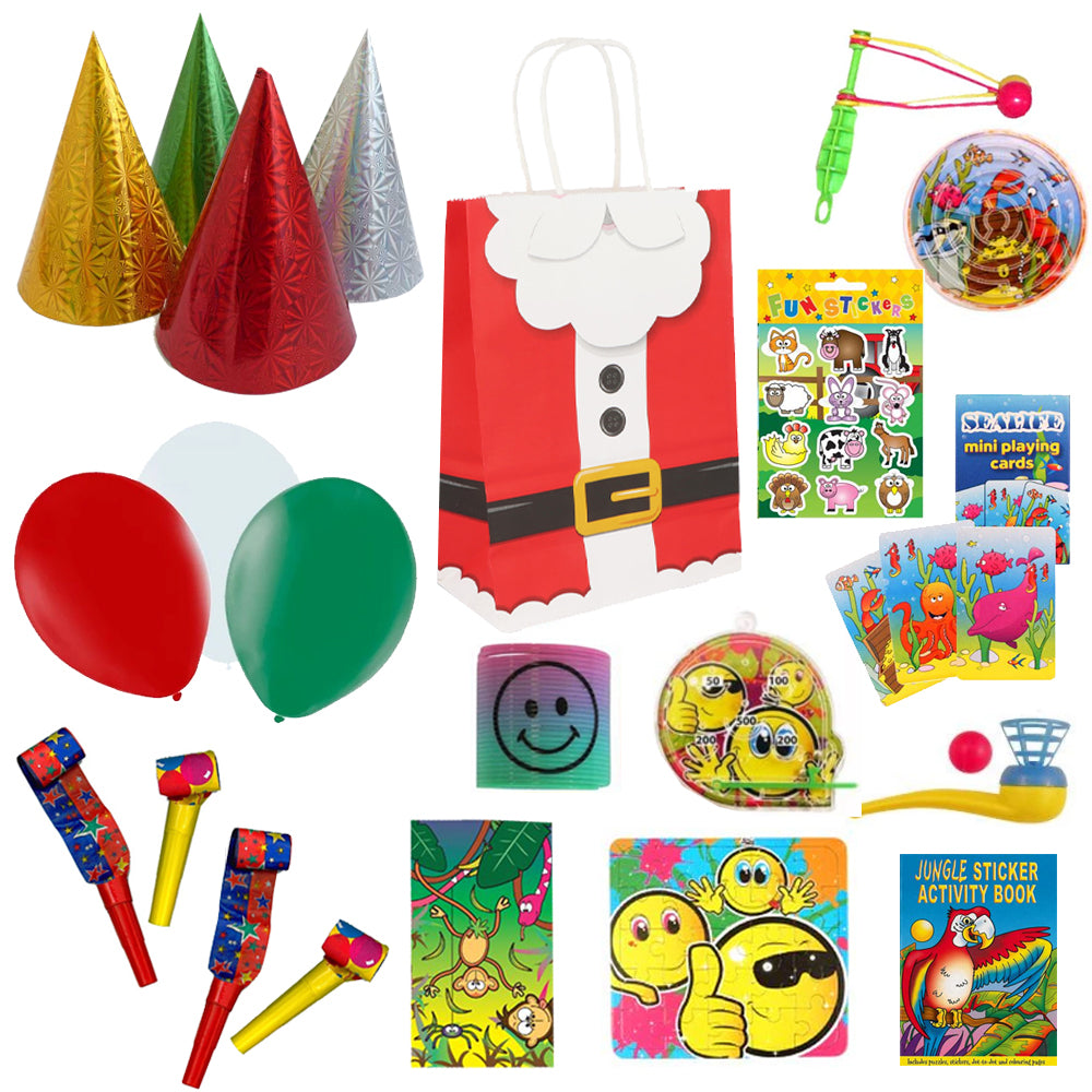 Children's Christmas Party Bag Kit For 100 Children