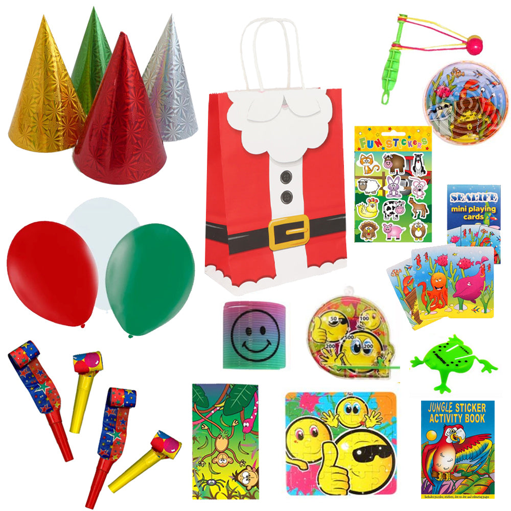 Children's Christmas Party Bag Kit For 100 Children