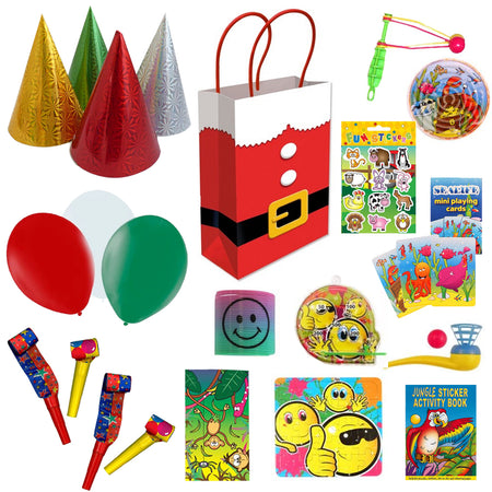 Children's Christmas Party Bag Kit For 100 Children
