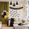 Stylish Black and Gold Halloween Decoration Pack