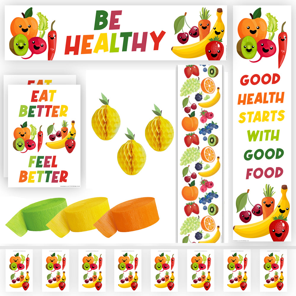 Healthy Eating Decoration Pack