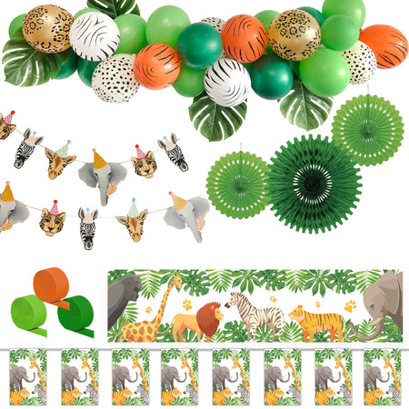 Jungle Animal Safari Party Decoration Pack