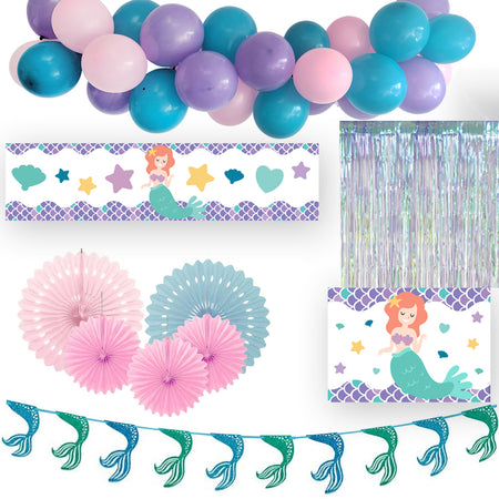 Mermaid Decoration Party Pack